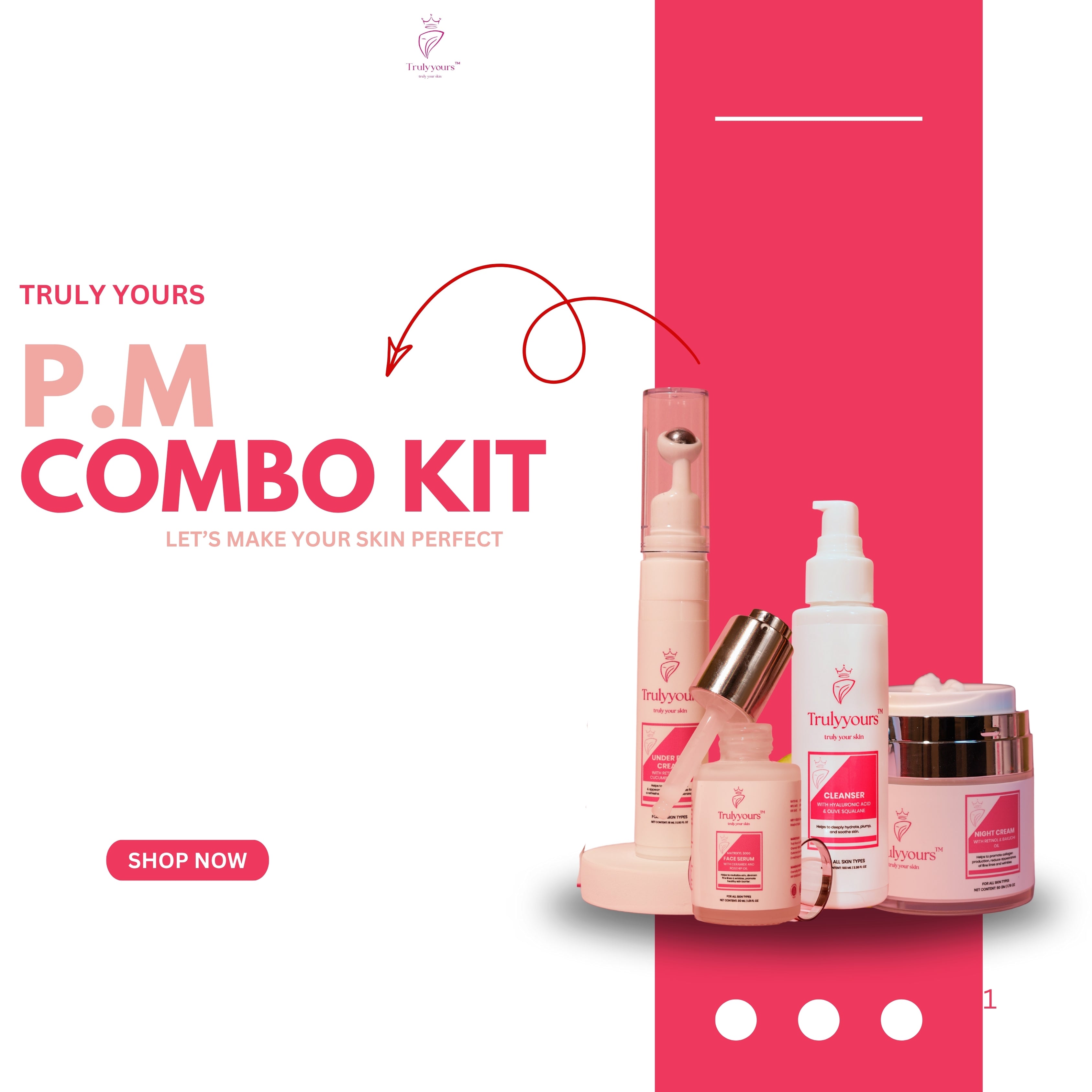 🌙 TrulyYours P.M Combo Kit (with free Eye Cream)